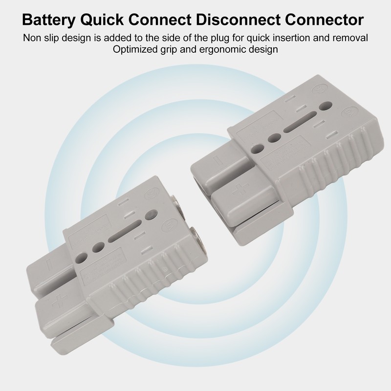 175A Battery Quick Connect Disconnect Connector 1/0 AWG 600V Wire