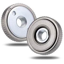 2Pcs Angle Grinder Quick Release Nut M14, Sturdy Carbon Steel Angle Grinder Nut Accurate Thread, Angle Grinder Attachments, Universal M14 Quick Release Nut for Milwaukee Dewalt Makita Angle Grinder