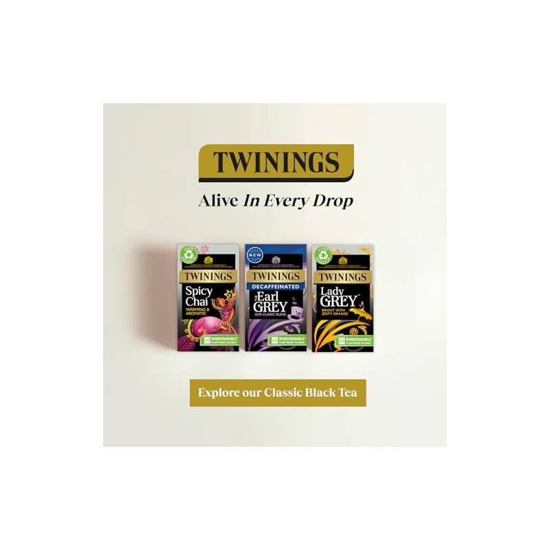 Twinings Earl Grey Full & Fragrant Earl Grey Tea Bags,