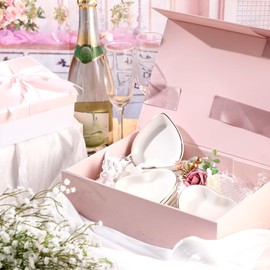 Shappy 24 Pcs Ceramic Ring Dish Bulk 4.5 in Small Jewelry Tray Porcelain Trinket Dish for Women Wedding Birthday Gifts (Heart)