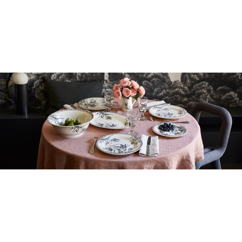 GIEN Tulip 1701B6A5 Small Plate, Canape Plate, Diameter 6.5 x
