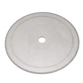 JINGLING 10" inch Diamond Lapidary Saw Blade Thin Notched Rim 1.2mm Trim Stone
