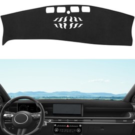 YOJOJOCO Dash Cover for Tucson 2025 Accessories Flannel Dashboard Cover Dash Mat Center Console Cover Sunshield Protector Pad
