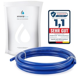 smardy 3 m Refrigerator Hose 6.35 mm (1/4 Inch) Water Hose Blue for Refrigerator Side by Side Osmosis System Water Filter Aquarium Water Supply Line 1/4 Inch