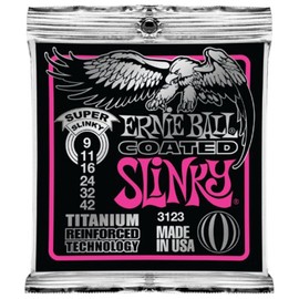 Ernie Ball coated Super Slinky 9-42
