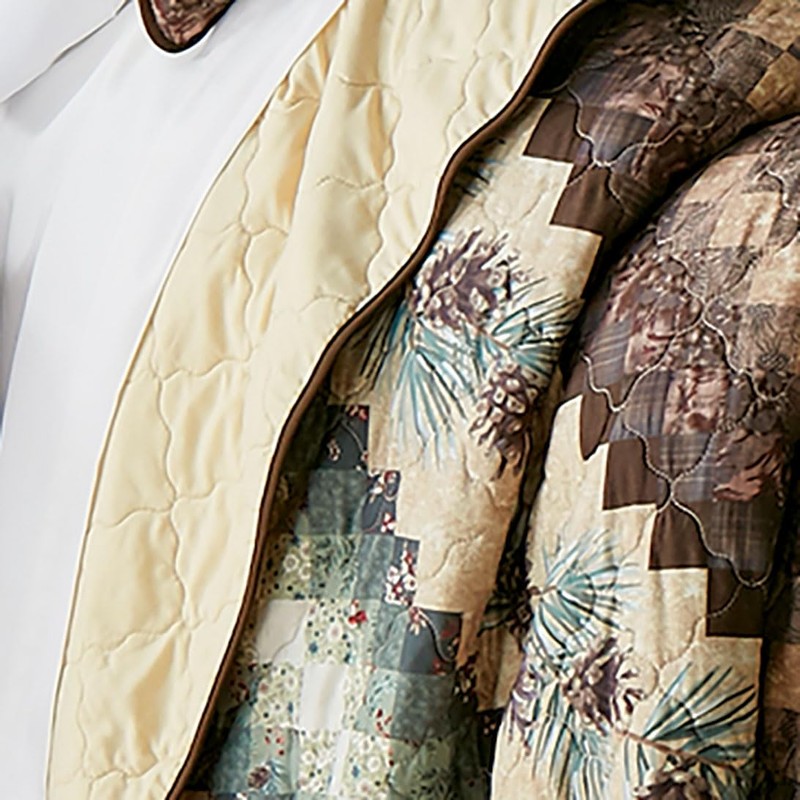 Black Forest Décor Willow Pine Quilt Bed Set - Queen,