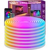 SINLEY Led Neon Rope Lights 120FT,Control with App/Remote,Flexible Led Rope