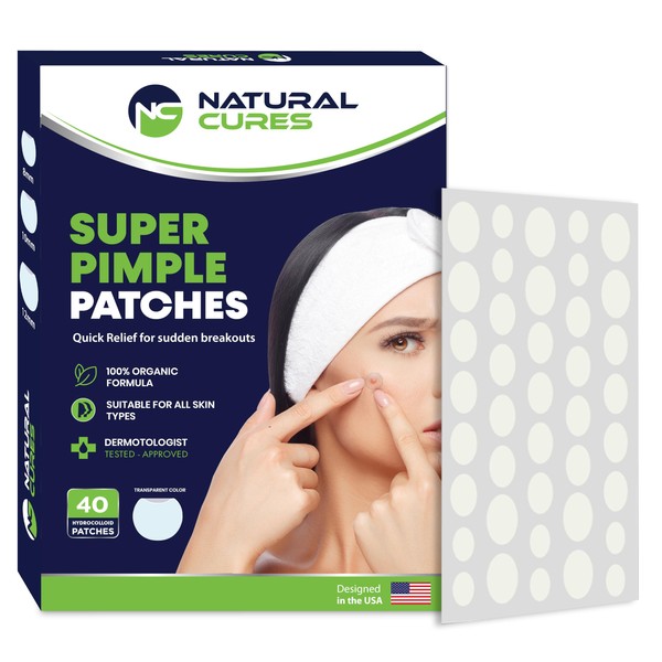 NC NATURAL CURES Hydrocolloid Super Pimple Patches - Ultra-Thin, Fun
