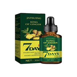 Esencia de crecimiento del cabello | Aceite Esencial Germinal de Jengibre,Anti Hair Loss Promueve un cabello más grueso y fuerte, esencia para el crecimiento del cabello para hombres y mujeres Skal-mx