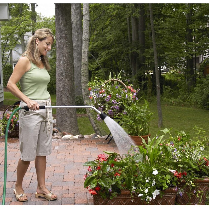 Dramm 12358 Classic Hanging Basket Watering Wand, 36", Silver