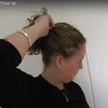 1-Up One-Handed Hair Tie (Black Double Loop) 3-pack