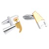 Hammer and Saw Tools Handyman Carpenters Gold Cufflinks