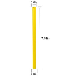 Miecux 400PCS Colorful Jumbo Smoothie Straws, Bubble Tea Straws, Plastic Milkshake Straws for Drinks, Disposable Wide-mouthed Large Straw