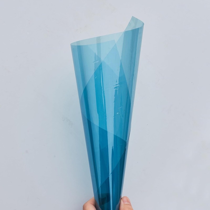 Blue Windshield Tint, 75% VLT Car Window Tint Film for