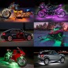 XUKEY 12X RGB LED Light Neon Under Body Glow Strip
