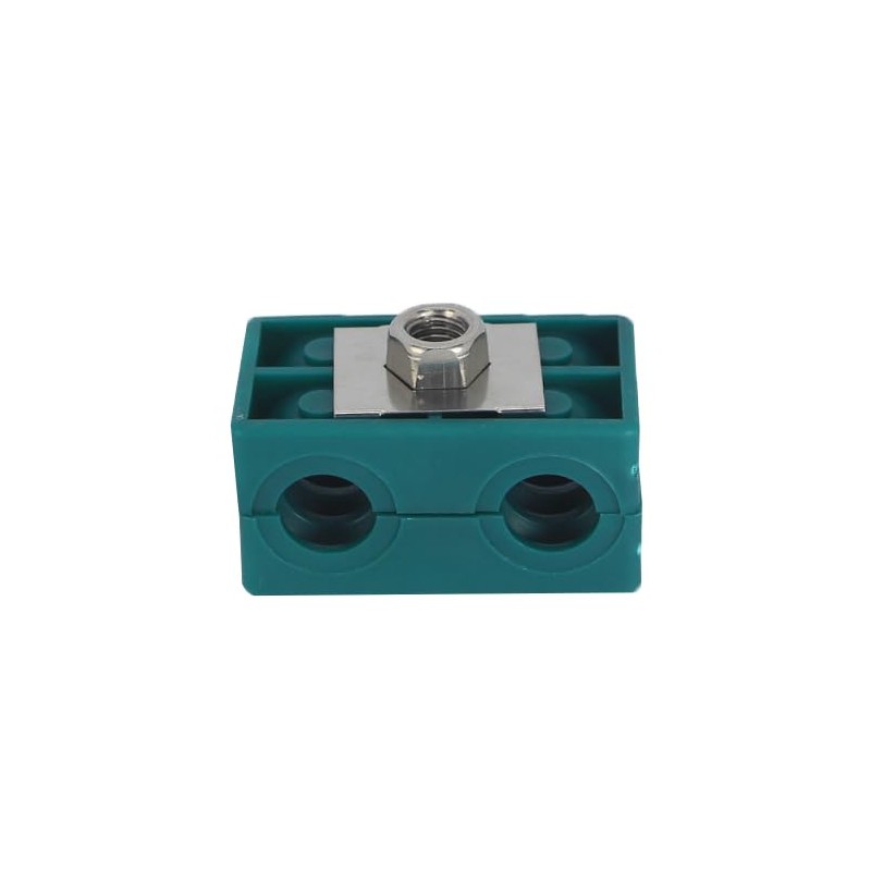 Tubeclo 12MM Twin Series Clamp, Polypropylene with Galv Plated Steel