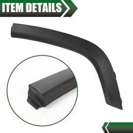 CHEDA Pocket Rivet Style Fender Flares, Compatible with 2017-2022 JEEP COMPASS, Bolt-On Black Truck Wheel Cover Textured Rear Left