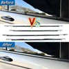 4Pcs Weatherstrip Window Moulding Trim Seal Belt Compatible with 2012-2016