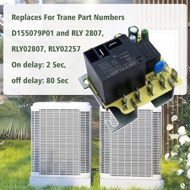 57T01-843 Blower time Delay,Timing delay,Replacement for delay Device for White