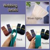 Dortrue 1.5 Inch Heavy Cotton Webbing 12 Yards 6 Colors