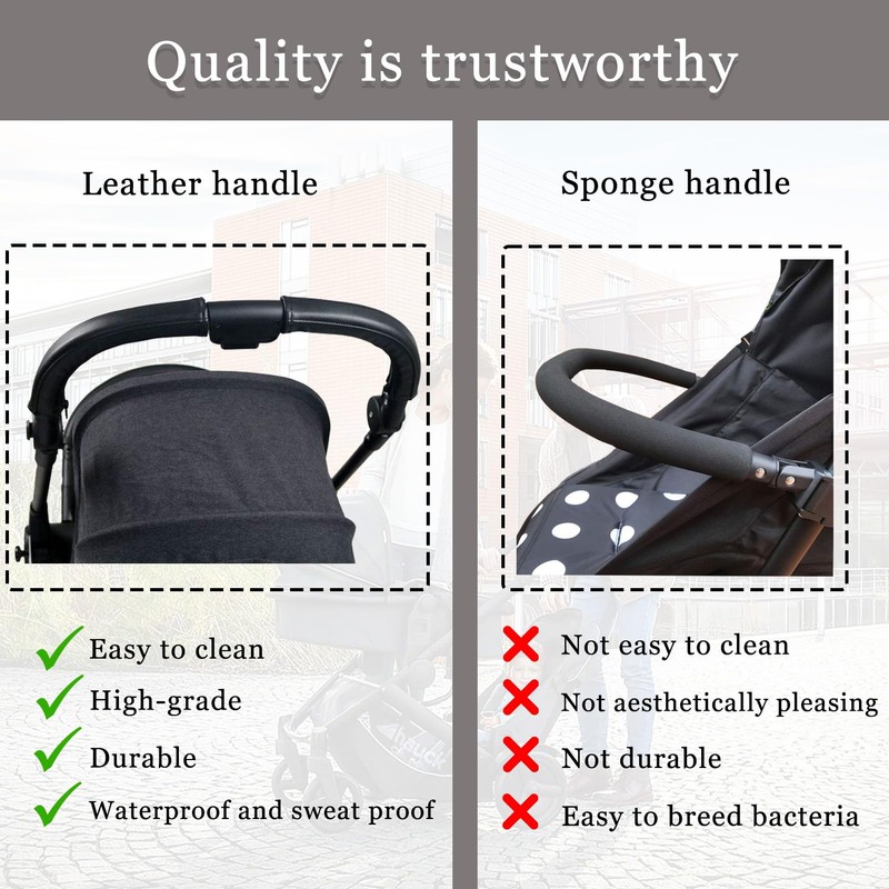 Pushchair Grip Cover Compatible with Buga-Boo Pushchair FOX 1, 2