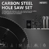 METOTY 22PCS Hole Saw Set - High Carbon Steel 19-152mm（3/4"