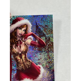 Zenescope Trade Card: #2HM Dawn McTeigue Holiday holographic foil card