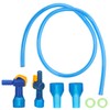 PEUTIER 9pcs Bite Valve Replacement for Camelbak, Blue Bladder Replacement