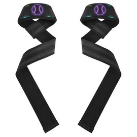 Muñequeras de béisbol fluorescentes de neón coloridas y correas de elevación de 26 pulgadas, antideslizantes, accesorios de gimnasio para levantamiento de potencia, entrenamiento de fuerza, accesorios
