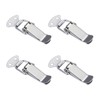 Leliafleury 4PCS Spring Loaded Toggle Latch Stainless Steel Tension Clasp
