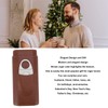 3 Finger Cigar Case Leather Cedarwood Lining Travel Portable Cigar