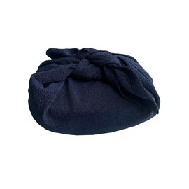 Crepe Furoshiki Bento Furoshiki 19.7 inches (50 cm), Crepe, Small Furoshiki, Bento Box, Bento Wrapping, Furoshiki for Bento Boxes, Lunch Cloth, 19.7 inches (50 cm), Plain (Navy Blue)