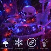 Connectable Purple and Orange Halloween Lights, 2Pack 164ft 400LED 13