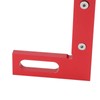 Carpenter Square Hole Scribing Ruler 45 90 Degree Aluminum Alloy