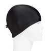 Speedo SD97C41 Swim Cap, Tricot Cap, Unisex, Black/Clear Green, Free