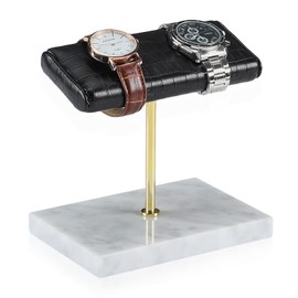 LYS&LYX Watch stand watch display stand watch holder watch Handcrafted watch holder (2-white/glod/croco)