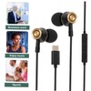 KOMBIUDA in Ear Earphones with Mic Noise Cancelling Headphones for