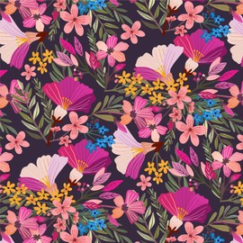 GRAPHICS & MORE Haruna Floral Pattern Gift Wrap Wrapping Paper Rolls