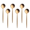 Bisda Portuguese Coffee Spoon Tea Spoon Set, Gold, 18-8 Stainless