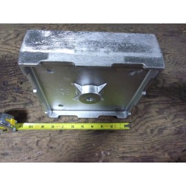 Ben Douglas Foundry Post Base, Anchored 8x8, rough cut, Heavy Cast Aluminum  MADE IN USA