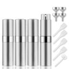 Lil Ray 8ml Portable Mini Perfume Atomizer(4 PCS)，Refillable Empty Small