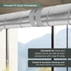Vent Systems 10'' Inch Galvanized Steel Duct Connector - Round