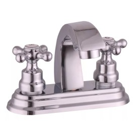 CNX Mezcladora Para Lavabo Cromada Con Cartucho De Compresión