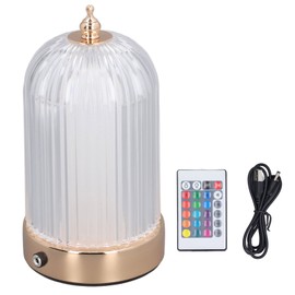 LED Night Light Multipurpose Stylish Innovative Remote Color Changing Crystal Texture Small Night Light for Bar Bedroom Desk