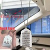 Islam quran AYATUL KURSI car hanging Allah muslim Stainless Steel