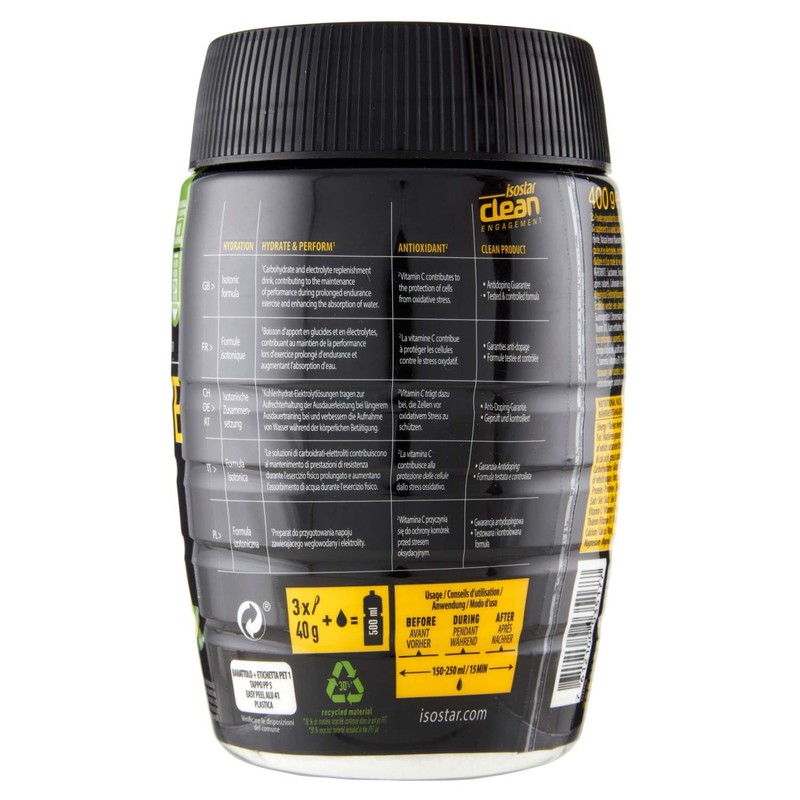 ISOSTAD - HYDRATE & PERFORM LIMONE, Preparato in polvere per
