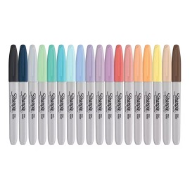 Sharpie Plumones Permanentes Sharpie Vintage 18 Piezas +stickers