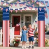 4th Of July American Flag Porch Banner Patriotic Party Decorations