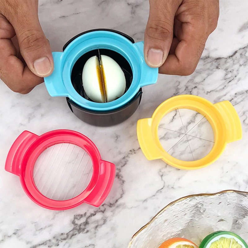 Namvo Egg Slicer 4 in 1 Stainless Steel Egg Slicer