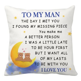 CDIXlmuz Valentines Gifts for Husband,Husband Gifts,Gifts for Husband,Husband Birthday Gifts,Cushion Covers,Husband Gifts from Wife,Husband, Presents for Husband,Husband